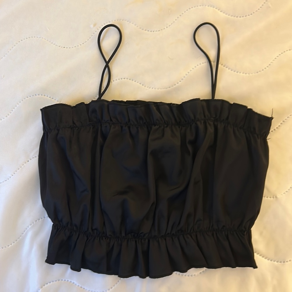 Black tank top